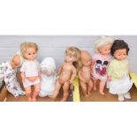 A group of collectors dolls, to include a German modern baby, plastic modelled with hand boxes, etc.