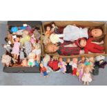 A collection of dolls, to include Indian Chiefs, Home Alone collectors figures, small dolls, etc. (2
