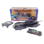 A Corgi die cast 1960's DC Comics Batmobile, scale 1:24, boxed, together with a further Batmobile 20