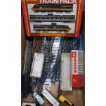 A Hornby OO gauge train pack, Inter City 125, Executive livery, R401, boxed, together with wagons, t