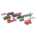 A Dinky Super Toys die cast Foden Regent Tanker., Pressure Refueler., heavy tractor, and other vehic