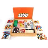 Lego, including figures, in a box and loose. (a quantity)