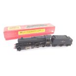 A Hornby OO gauge locomotive and tender, British Rail black livery, 2-8-0, 48073, boxed.