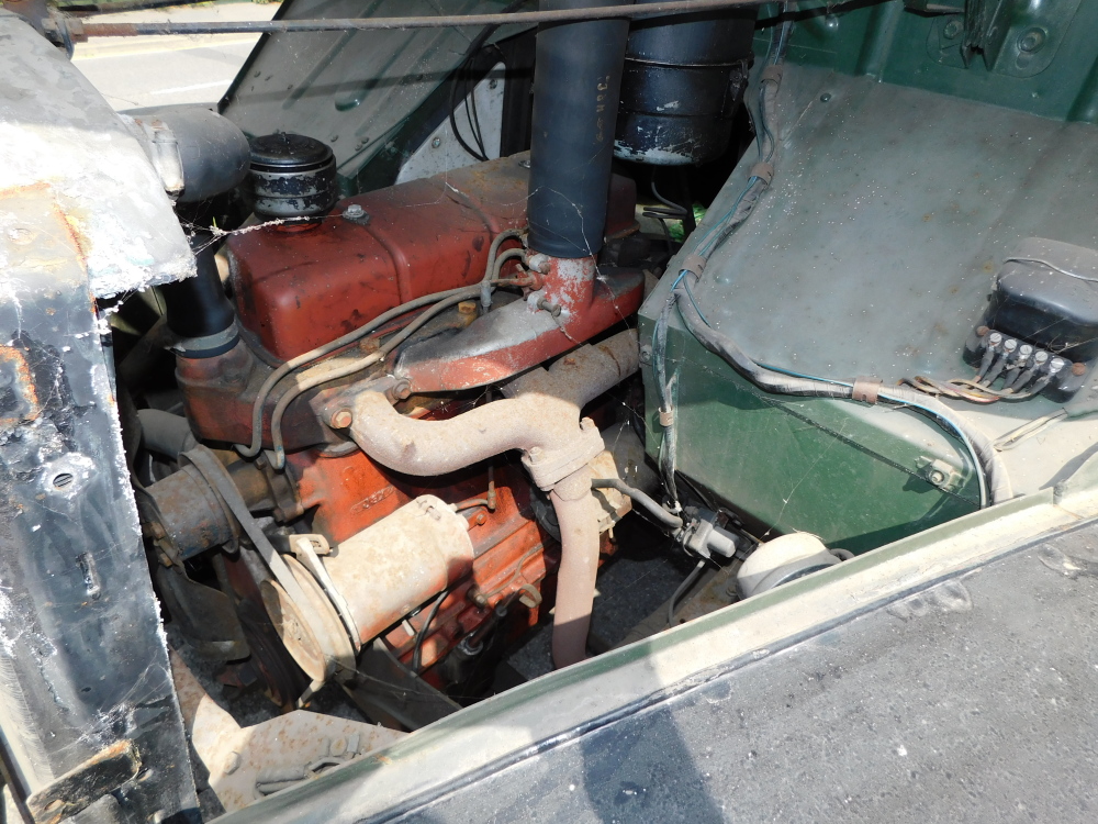 A 1955 Ford Thames SWB lorry, twin axle historic vehicle with boarded flat bed - Image 9 of 13