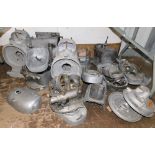 BMW and other aluminum engine casings. (a quantity)