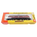 A Fleischmann HO gauge model of a DB diesel locomotive 22 131-6, 4235, boxed.