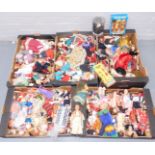 A group of nationality and other dolls, some boxed but mainly loose. (5 boxes)