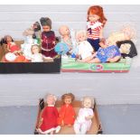 A group of dolls, to include mainly plastic bodied dolls and babies, in various dress. (3 boxes)