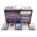 A Nintendo entertainment system, deluxe set, boxed, together with five games, comprising Metroid, Gy