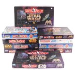 Ten Star Wars Monopoly games, comprising two Limited Collectors Editions., Episode I Collector Editi