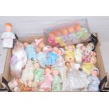 A group of plastic child dolls, to include The Beautiful Beginnings five piece set, various other do