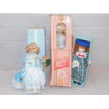 Three collectors dolls, to include a Fanas Spanish porcelain doll, a porcelain dolls Taiwanese colle