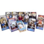 Ten Compare The Market Meerkat collectable soft toys, Yakov's, etc., most with certificates, boxed,