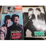 A Picture Post 50th Anniversary Collection, together with a Laurel and Hardy poster book, The Life a