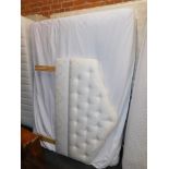 A Relyon Winchester king size bed, mattress and headboard. (3)