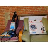 A VAX Rapide carpet washer deluxe, together with an Electro Flex circulation foot massager. (2)