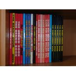 A group of Beano, Victor and Dandy annuals. (1 shelf)