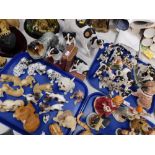 Animal ornaments, to include figures of dogs, cats, etc. (2 trays plus)