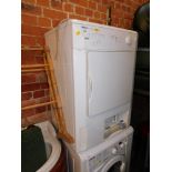 A Beko 7kg condenser dryer, model DRCT 70W.