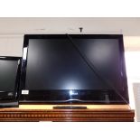 A Finlux 25" flat screen television, with remote.