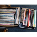 LPs and records, popular and classical, including opera boxed sets. (2 boxes)