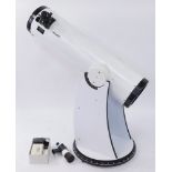 A Helios night telescope, D=200mm, F=1000mm, with coated optics, 94cm high.