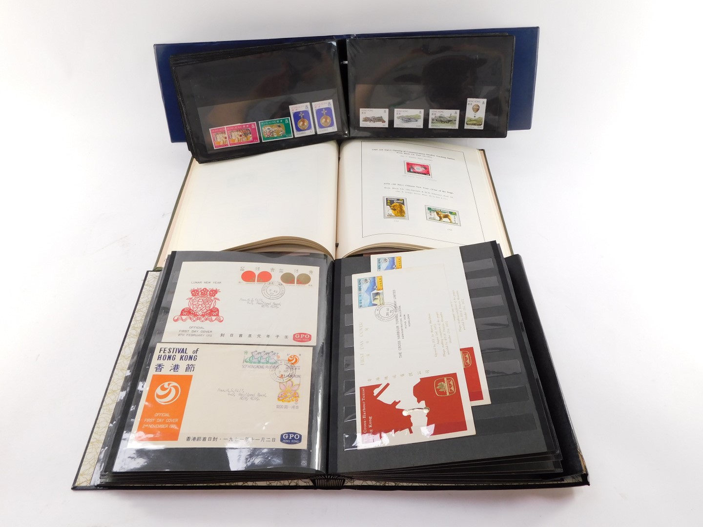 Philately. Hong Kong mint and used, together with first day covers, in three albums. - Image 2 of 2