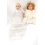 A Danbury Mint porcelain collector's doll, A Christening, with certificate, together with an Armand