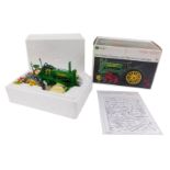 A Precision Classics John Deere Model A Tractor with two 90 series cultivators, boxed.