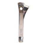 A silver cigar cutter, with engine turned decoration, Birmingham 1982, 4.3oz.