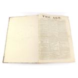 The Age Newspaper, The Very Age and Body of The Time, Sunday January 1st 1832-December 30th 1832, Fo