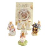 Eight Royal Doulton Brambly Hedge figures, comprising Wilfred Toadflax, Mrs Apple, Poppy Eyebright,