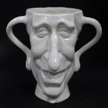 A Fluck & Law Carlton ware twin handled loving cup, modelled as His Royal Highness Prince Charles, T