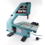 A Clarke Woodworker 12" electric band saw, Model BS-300.