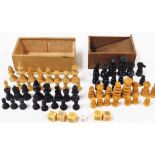 Two wooden chess sets, various dice, etc. (some pieces missing)