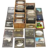 A group of Magic Lantern Slides, relating to UK towns, Buxton, Derbyshire, London, tourist points, h