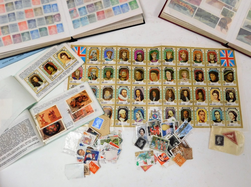A group of world used stamps, enclosed in five Stanley Gibbons books, to include many from the Briti - Image 4 of 4