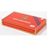 A box of Henri Wintermans half corona cigars, box of twenty with outer plastic wrap.