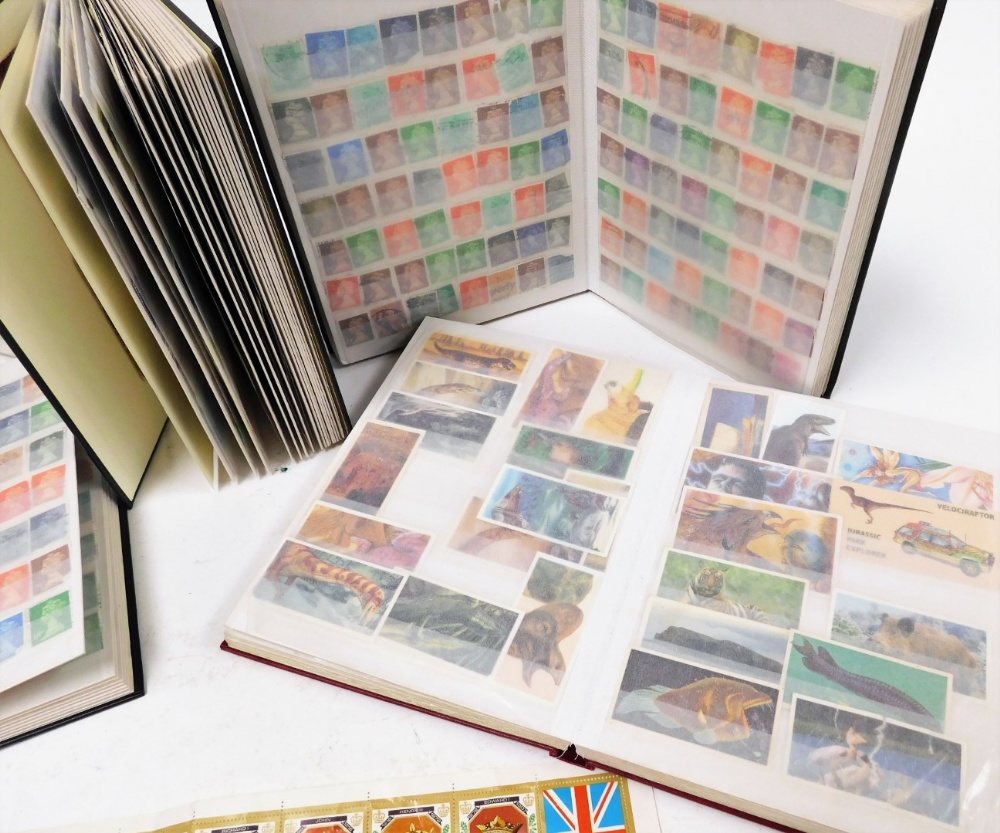 A group of world used stamps, enclosed in five Stanley Gibbons books, to include many from the Briti - Image 3 of 4
