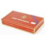 A box of Henri Wintermans half corona cigars, box of twenty with outer plastic wrap.