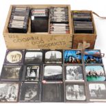 A group of Magic Lantern slides, to include Asia, North Africa, Egypt, European cities, yachts and o