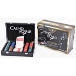 A Casino Royale James Bond 007 luxury poker set, boxed.