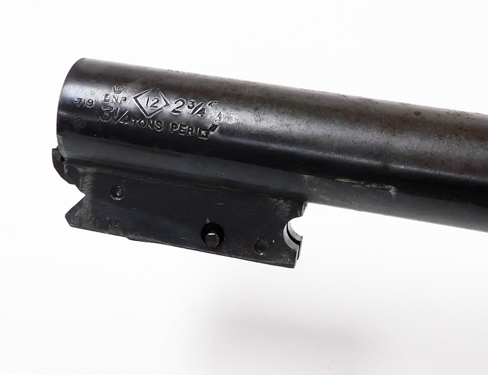 A Cooey Model 840 single barrel 12 bore hammer action shotgun, serial number 52655. NB. A current v - Bild 4 aus 7