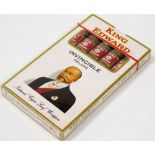 A pack of King Edward VII Invincible Deluxe cigars, unopened with plastic seal case.
