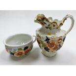 A Oriel pattern Myott and Sons wash jug and chamber pot.