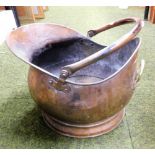 A Viz copper coal helmet.