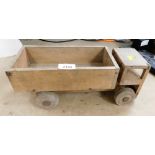 A Fifer wooden dumper truck.