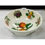 A Portmeirion Pomona pattern salad bowl, 28cm diameter.