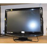 A Logik flat screen 21" HD ready television.