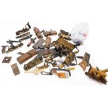 A quantity of wood working tools, to include stamped planes, etc.